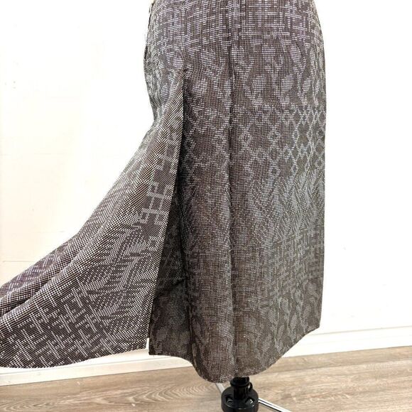 SPORTMAX Gray Pencil Vintage Skirt Midi Lenght sz 6 - Picture 6 of 15